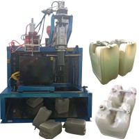 蘑菇菌種瓶吹塑機吹瓶機雙工位HDPE吹塑設備