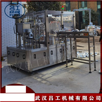 供應250ml袋裝富氫水灌裝旋蓋機 純凈水自立袋灌裝旋蓋機
