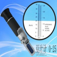 附溫補 豆漿濃度檢測儀 食品豆汁測試計 0-25% 糖 脂肪 蛋白質 總含量測定