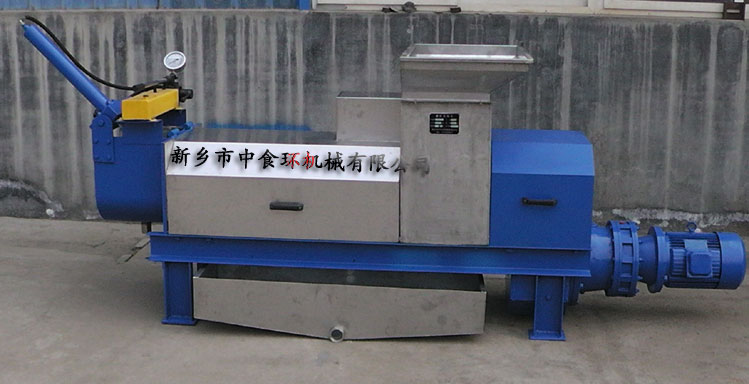 3噸單螺旋水果壓榨機圖
