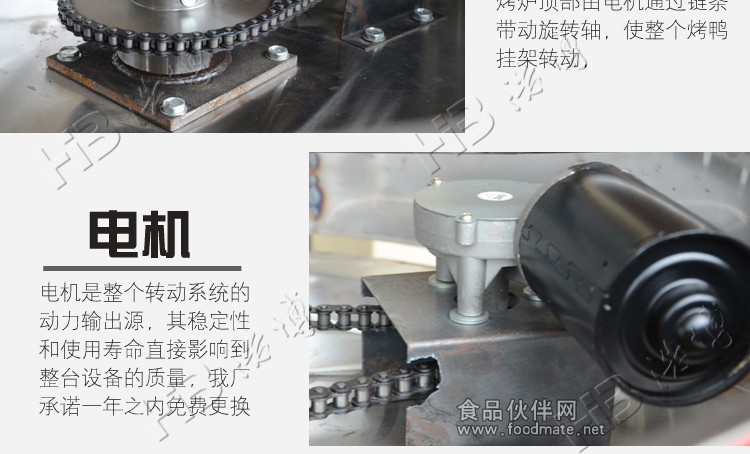 氣碳烤雞爐電機