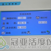 GYW-1系列食品水活度分析儀特點