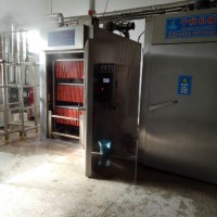 諸城臺灣烤腸設備生產廠家，普英烤腸東北紅腸風干腸加工設備工藝