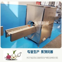 洋蔥切根機 QG600型連續式洋蔥圓蔥切根流水線