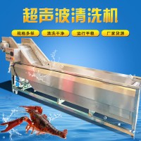 超聲波清洗機 超聲波葡萄清洗線 連續式洗菜機械