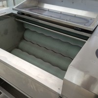 硬毛刷清洗去皮機  供應百人食堂學校洗芋頭洋芋機