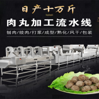 魚丸加工中心生產線，肉丸加工中心生產線，丸子生產線
