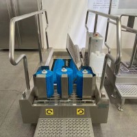 不銹鋼洗靴機帶門禁
