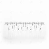 0.1mlPCR8聯排管 孔型平蓋 白色管 8連管 8聯管