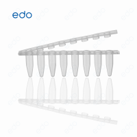 0.1mLPCR8聯(lián)排管蓋 EDO 孔型平蓋 透明管 八連管