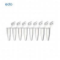 0.1mLPCR8聯(lián)排管蓋 EDO 光學(xué)平蓋 透明管不可拆卸