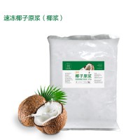 海南工廠供應(yīng)速凍椰漿椰子肉原漿純原漿