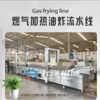 燃?xì)庥驼魉€ 全自動天然氣油炸雞腿生產(chǎn)線 炸丸子機(jī)