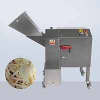 大型高速 切薯?xiàng)l機(jī)1500DB  土豆切瑯琊條 切狼牙條波浪