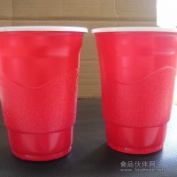 一次性環(huán)保450mlpp雙色塑料杯