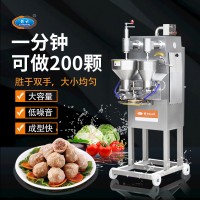做包餡的丸子用機器，新技術包心丸子成型機，肉丸包心機
